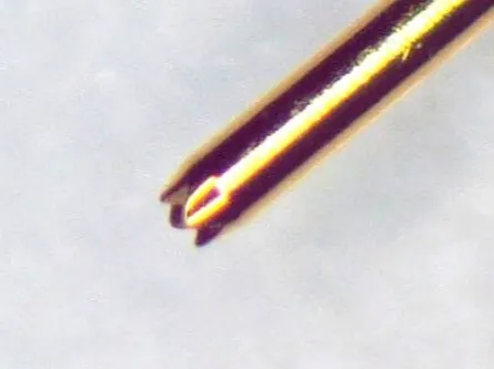 微細切削加工によるプランジャ部品拡大